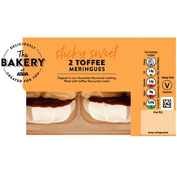 The BAKERY at ASDA The Bakery at 2 Toffee Meringues