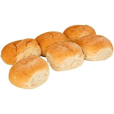 The BAKERY at ASDA The Bakery at 6 Large Scotch White Rolls