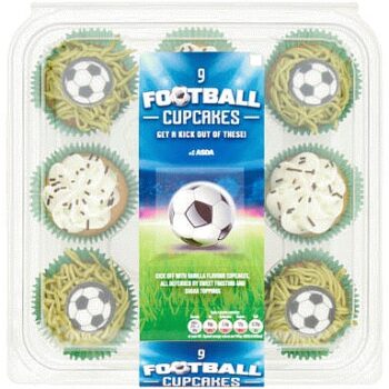 The BAKERY at ASDA The Bakery at 9 Football Cupcakes