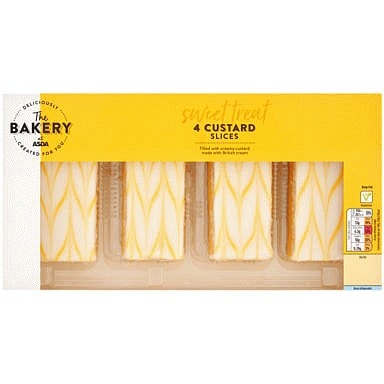 The BAKERY at ASDA The BAKERY at ASDA 4 CUSTARD SLICES