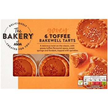The BAKERY at ASDA The BAKERY at ASDA 6 TOFFEE BAKEWELL TARTS
