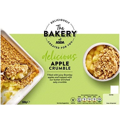 The BAKERY at ASDA The Bakery at Delicious Apple Crumble (500g)