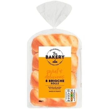 The BAKERY at ASDA The Bakery Brioche Rolls (280g)