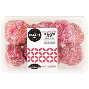 The BAKERY at ASDA The Bakery Irresistible 10 Jammy Joey Mini Bites (240g)