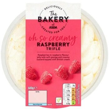 The BAKERY at ASDA The Bakery Raspberry Trifle (600g)