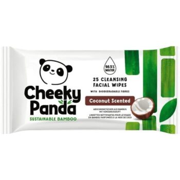 The Cheeky Panda Bamboo Facial Cleansing Wipes Coconut Scented