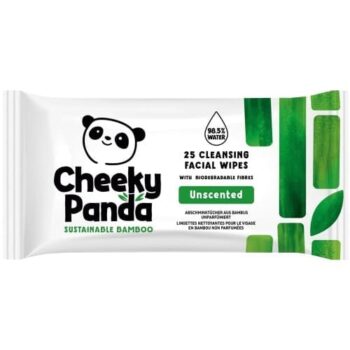 The Cheeky Panda Bamboo Facial Cleansing Wipes Unscented