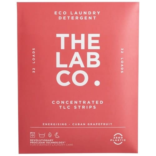 The Lab Co. Laundry Detergent Sheets Non Bio Energising Scent 32 Loads