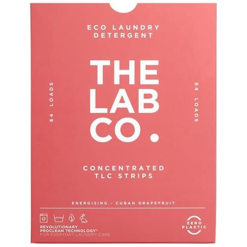 The Lab Co. Laundry Detergent Sheets Non Bio Energising Scent 64 Loads