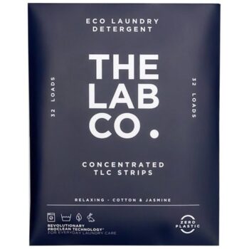 The Lab Co. Laundry Detergent Sheets Non Bio Relaxing Scent 32 Loads