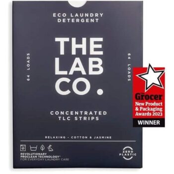 The Lab Co. Laundry Detergent Sheets Non Bio Relaxing Scent 64 Loads