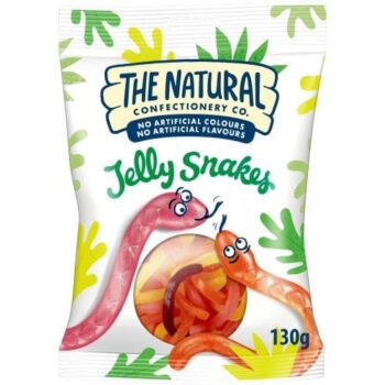 The Natural Confectionery Co. Jelly Snakes Sweets Bag Bag (130g)