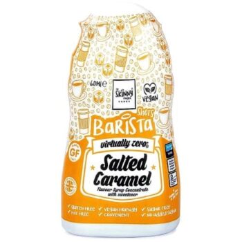 The Skinny Food Co. Barista Shots Salted Caramel Flavour Syrup Concentrate with Sweetener (60ml)