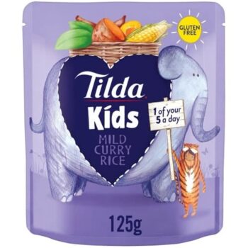 Tilda Kids Mild & Sweet Curry Rice (125g)