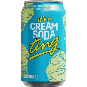 Ting Sparkling Cream Soda Soft Drink (330ml)