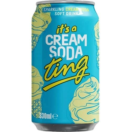 Ting Sparkling Cream Soda Soft Drink (330ml)