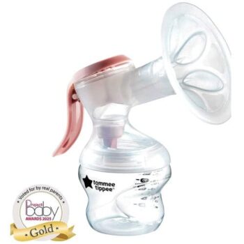 Tommee Tippee Made for Me Single Manual Breast Pump Portable & Quiet