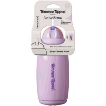 Tommee Tippee Superstar Insulated Straw Cup 12m+ Assorted (1 x 266ml)