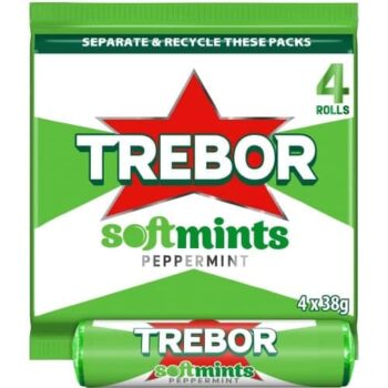 Trebor Sofmint Peppermint (4 x 38g)