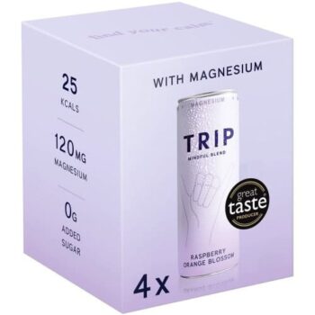 TRIP Mindful Blend Raspberry Orange Blossom (4 x 250ml)