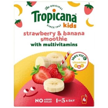 Tropicana Kids Strawberry Banana Smoothies (4 x 150ml)