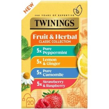 TWININGS FRUIT & HERBAL COLLECTION 20 TEABAGS (35g)