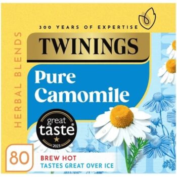 Twinings Pure Camomile Tea 80 Tea Bags (80 x 120g)