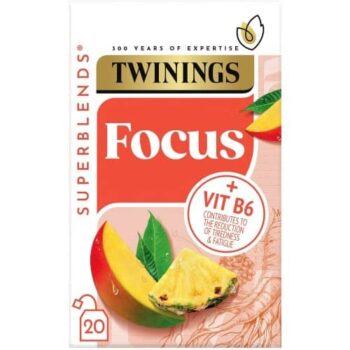 Twinings Superblends Focus with Mango & Pineapple Tea Bags (30g)