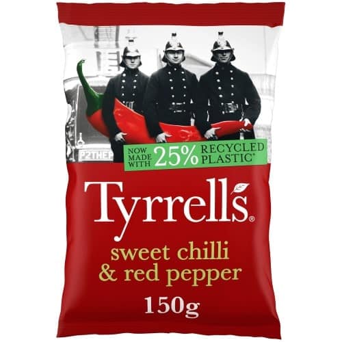 Tyrrells Sweet Chilli & Red Pepper Crisps (150g)