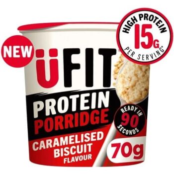 UFIT Protein Caramelised Biscuit Porridge Pot (70g)