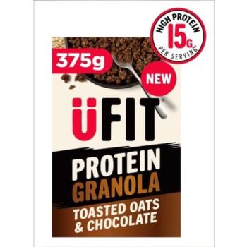 UFIT Protein Granola Toasted Oats & Chocolate Cereal (375g)