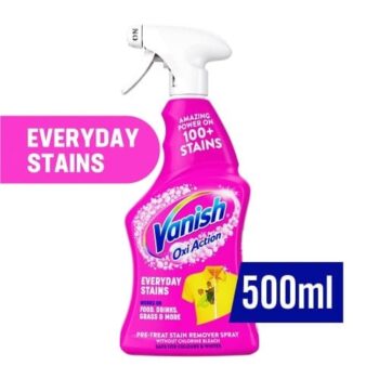 Vanish Oxi Action Fabric Stain Remover Pre-Wash Spray Colours (500ml)