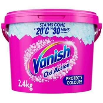 Vanish Oxi Action Powder Fabric Stain Remover Powder Colours (2.4kg)