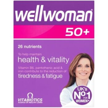 Vitabiotics Wellwoman 50+ Health & Vitality Tablets 30 Tablets (30)