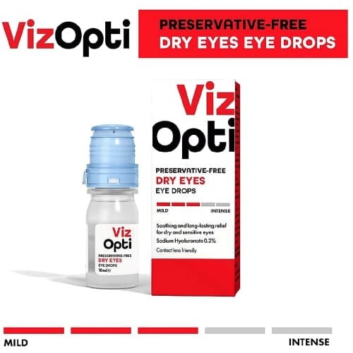 Viz Opti Preservative-Free Dry Eyes Eye Drops -10ml (10ml)