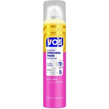 VO5 Invisible Ultimate Hold Hairspray for Controllable Hair (400ml)