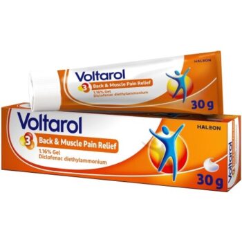 Voltarol Pain-eze Emulgel Back & Muscle Pain Relief 1.16% Gel (30g)