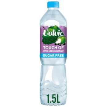 Volvic Touch of Fruit Sugar Free Apple & Blackcurrant Water (1.5 Litre)