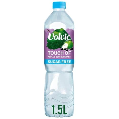 Volvic Touch of Fruit Sugar Free Apple & Blackcurrant Water (1.5 Litre)