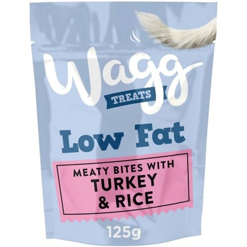 Wagg Low Fat Turkey & Rice Dog Treats with (125g)