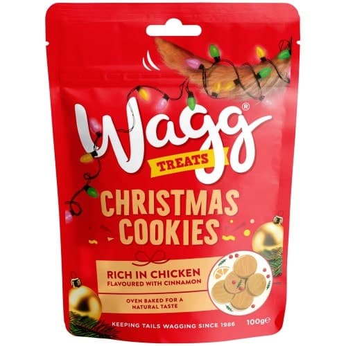 Wagg Treats Christmas Cookies (100g)