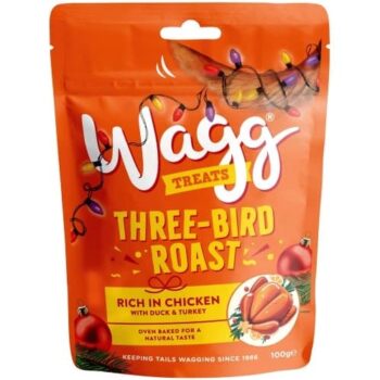 Wagg Treats Three-Bird Roast (100g)