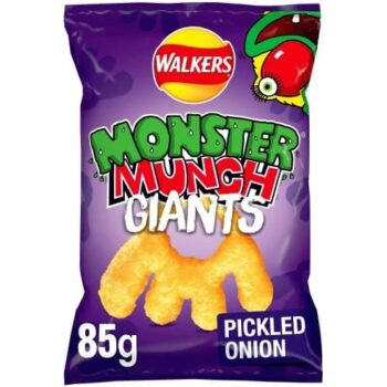 Walkers Monster Munch Giants Pickled Onion Crisps Sharing Bag (85g)