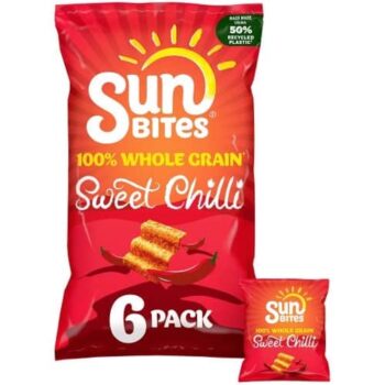 Walkers SunBites Sweet Chilli Multigrain Snacks (6 x 25g)