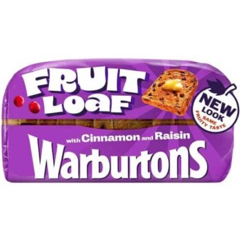 Warburtons Fruit Loaf with Cinnamon & Raisin (400g)