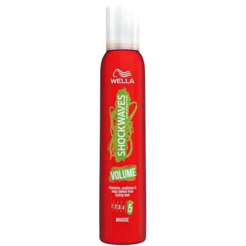 Wella Shockwaves Ultra Strong Heat Defence Volumising Hair Mousse (200ml)