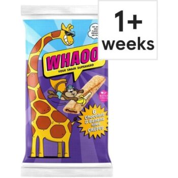 Whaoo! 6 Chocolate & Banana Filled Crepes (192g)