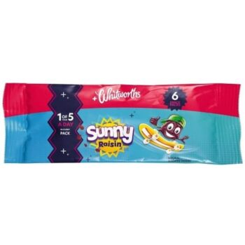 Whitworths Sunny Raisin 6 Snack Packs (6 x 30g)