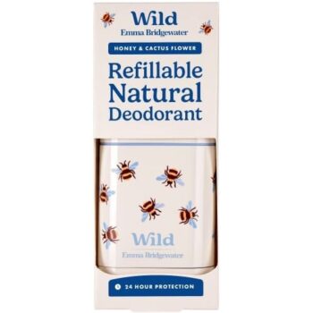 Wild Emma Bridgewater Bee Case and Honey & Cactus Flower Deodorant (40g)