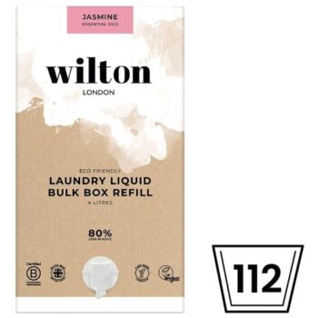 Wilton London BulkBox Laundry Liquid Jasmine (4 Litre)